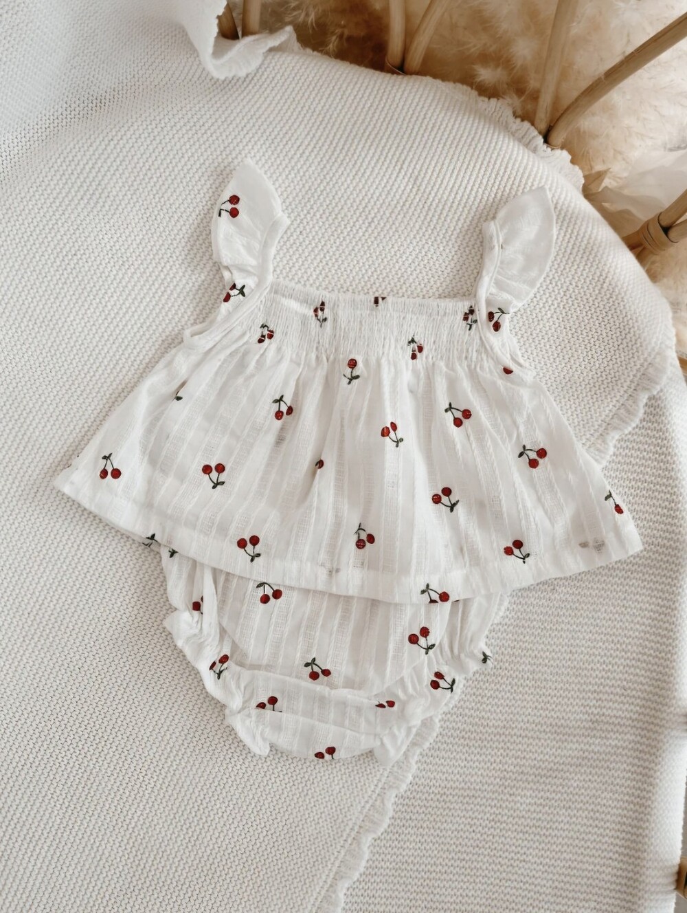 Cherry Romper Blossom And Pear